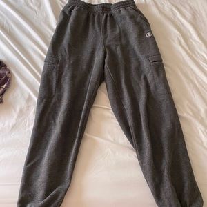 champion grey sweat pants